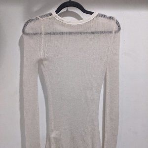 R13 open knit cashmere sweater